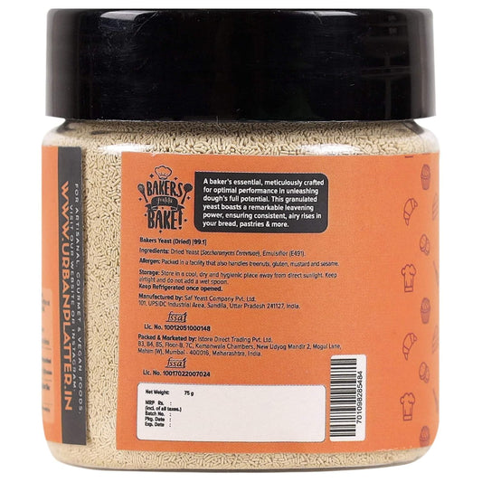Urban Platter Baker's Active Dry Yeast, 75 g