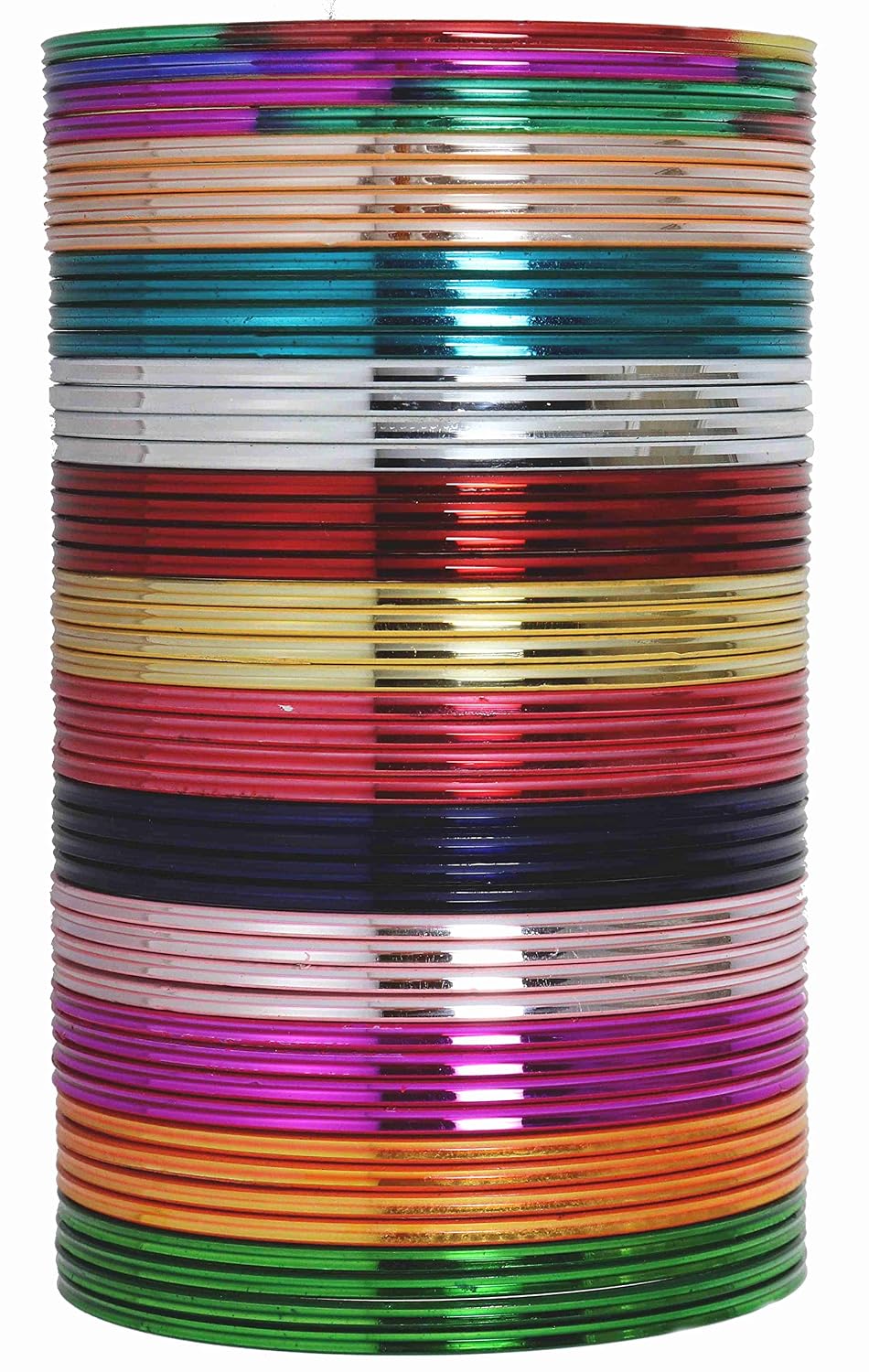 NMII Non Precious Metal Base Metal With Shiny Worked and Glossy Finished Bangle Set For Women and Girls