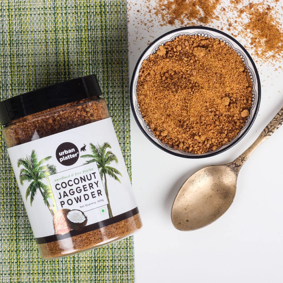 Urban Platter Coconut Sugar, 300g (Natural Sweetener, Low Glycemic Index, Refined Sugar Alternative)
