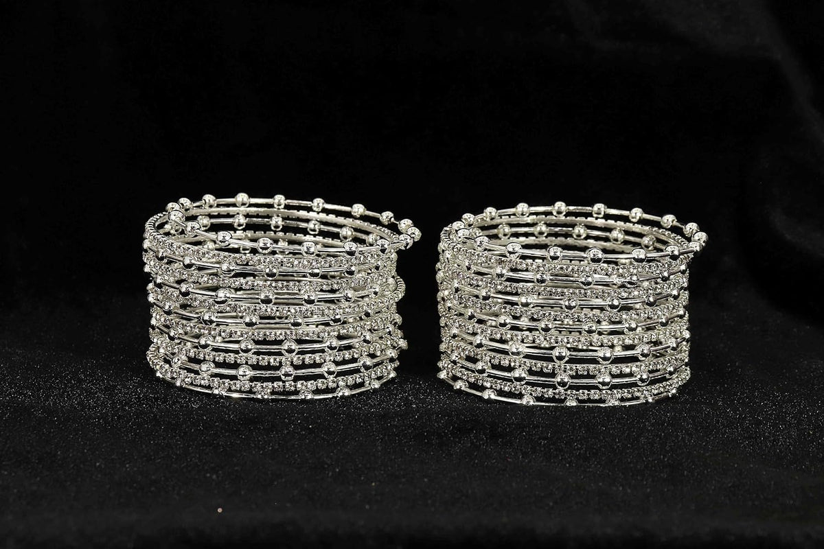 NMII Stylish Glossy Bangle & Bracelet Set for Women & Girls