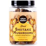 Urban Platter Dried Shiitake Mushrooms, 100g (Umami-Rich | Perfect for Asian Soups, Stir-Fries & Sushi | Rehydrates Quickly)