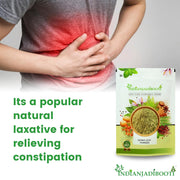 IndianJadiBooti Senna Leaf Powder (100g) - Pure Cassia Angustifolia (Sanay Patti/Sonamukhi) - Natural Herbal Tea for Digestive Comfort, Regular Bowel Movement & Detox - Travel Friendly