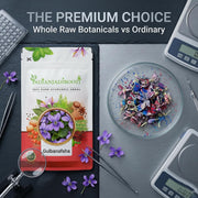 IndianJadiBooti Gulbanafsha | Viola Odorata | Sweet Violet | 100 Grams Pack