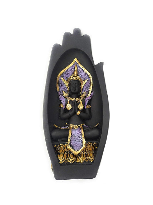 SHINDE EXPORTS Buddha Statue for Home Decor (Purple)