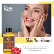Holy Natural Pomegranate oil | For Pigmentation, Blemishes and Dark spots | Skin Care | 300ml
