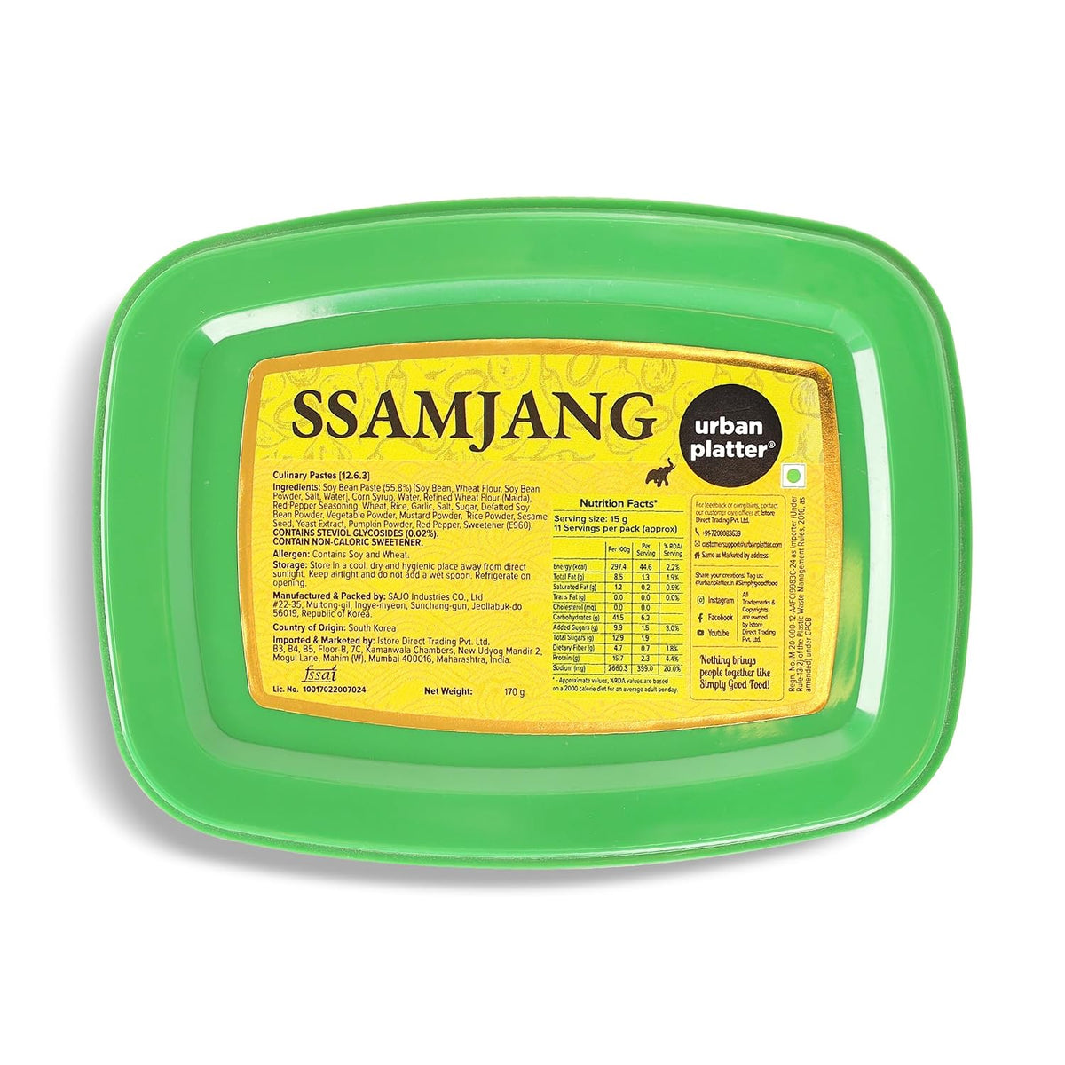 Urban Platter Ssamjang Paste,170g