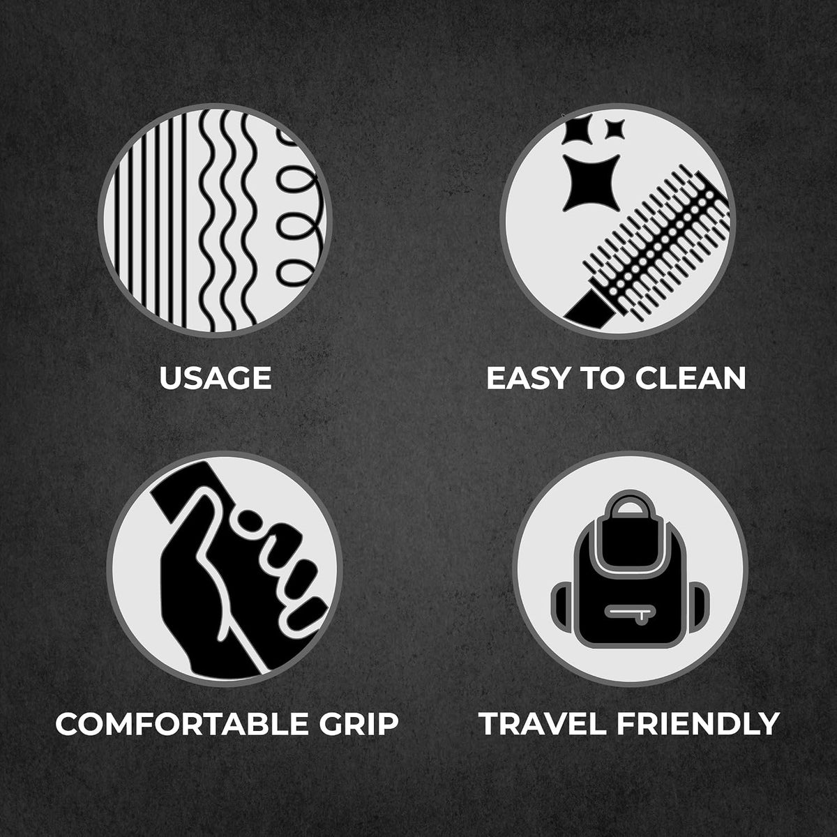 Beardo Hair Clay Wax with Roller Hair Brush for Men | Hair Clay for men | Styling Wax | Volumizing | Strong Hold | Restylable |Matte Finish | Easy to Wash Off | Set of 2