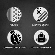 Beardo Hair Clay Wax with Roller Hair Brush for Men | Hair Clay for men | Styling Wax | Volumizing | Strong Hold | Restylable |Matte Finish | Easy to Wash Off | Set of 2
