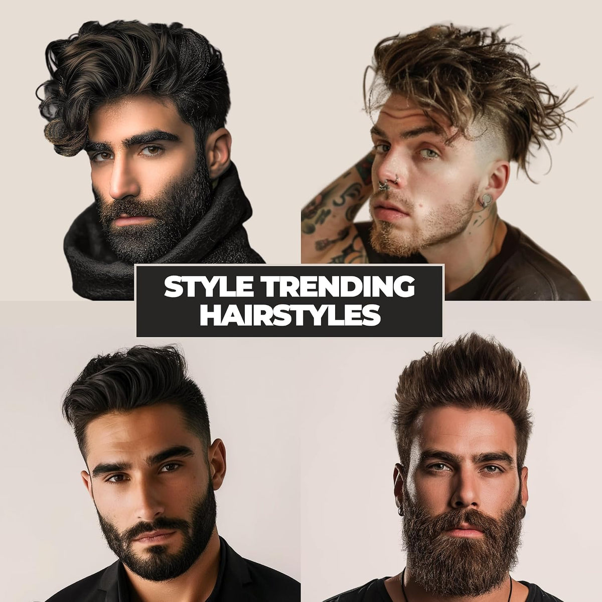 Beardo Hair Clay Wax with Roller Hair Brush for Men | Hair Clay for men | Styling Wax | Volumizing | Strong Hold | Restylable |Matte Finish | Easy to Wash Off | Set of 2