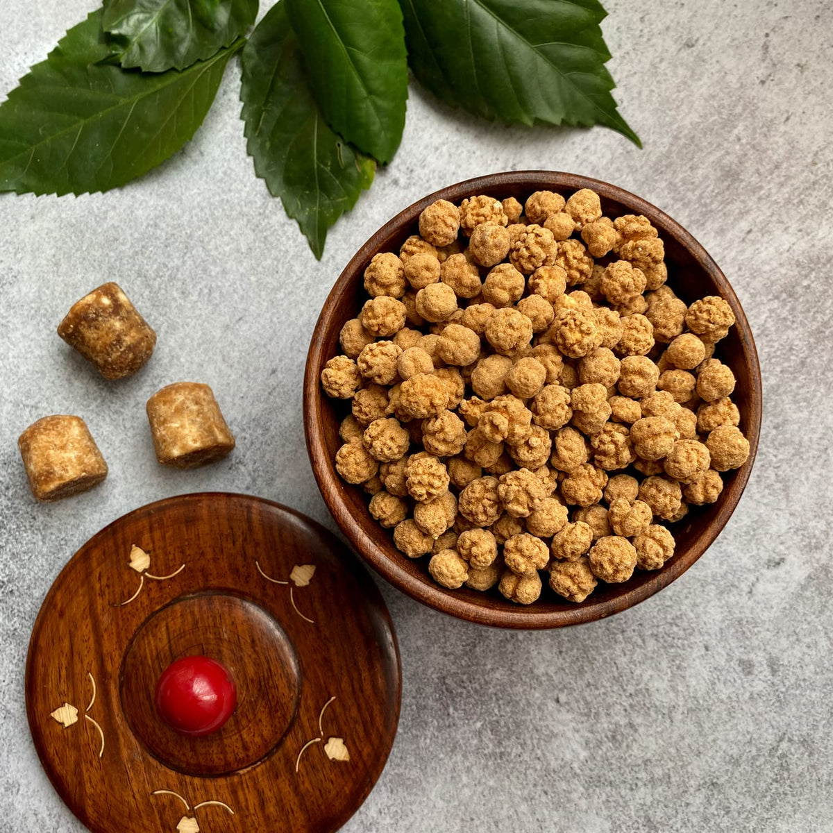 NatureVit Gud Chana 1 Kg | Jaggery Coated Roasted Chana | Natural Protein Snack | No Sugar Added, No Preservatives | Healthy Immunity Booster Munchies