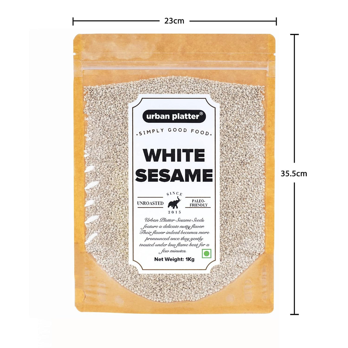 Urban Platter White Sesame (Til) Seeds, 1Kg