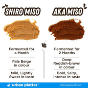 Urban Platter Shiro Miso, 500g (Light Miso Paste | Soy Based | Japanese Staple)