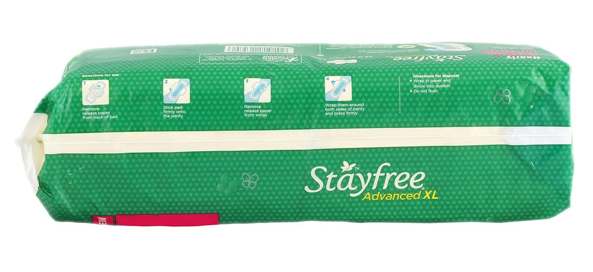 Stayfree Advanced Soft Ultra thin Sanitary Pads with Wings - 28 Pieces (XL)