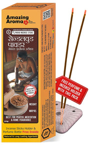 Parag Fragrances Sandalwood Powder Incense Sticks (Pack of 1 x 200)