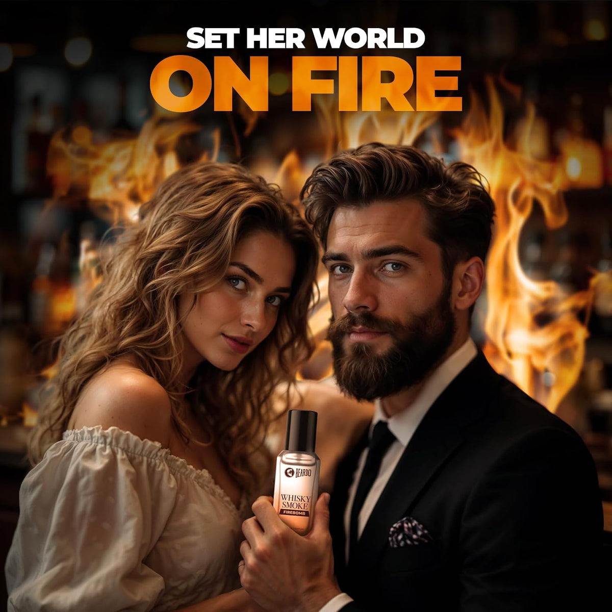 Beardo LSD x Firebomb Edition Perfume Combo for Men (20ml x 2) | Long Lasting Fragrance | Long Lasting Perfume for Men | Gift for Men | Gift for Friend