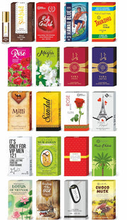 Parag Fragrances Top 6 Attars For Women Combo Pack of 6ml × 6pc (Flora, Elixir,Yara Pride,French Magnet,Red Oud,Ruh Gulab)