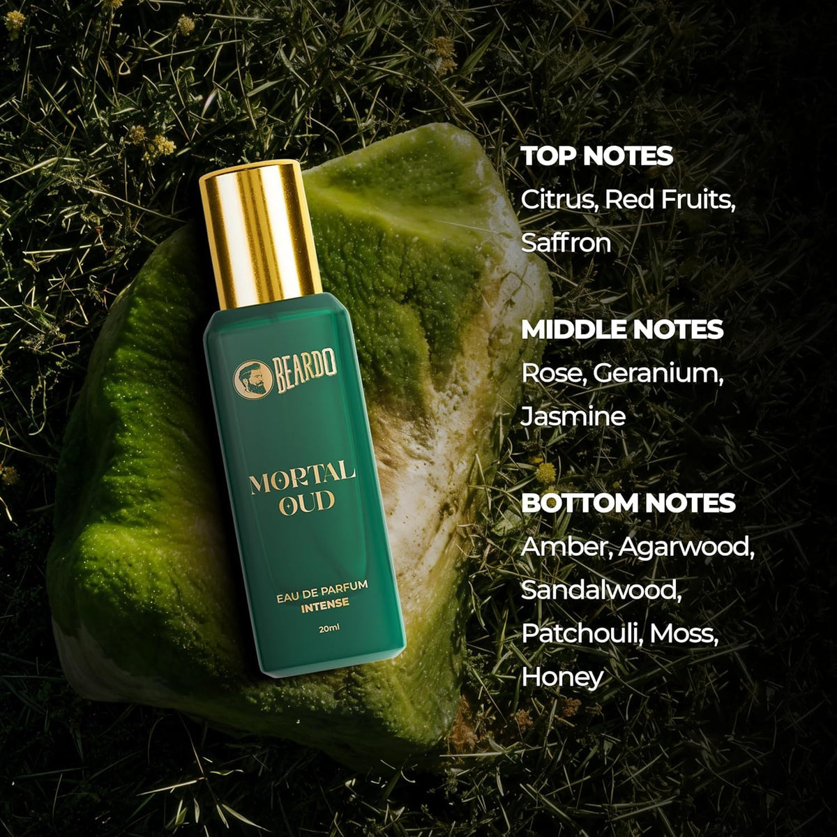 Beardo Oud Perfumes Giftset for Men - Three Worlds of Oud 3x20ml | Devil's, Mortal & Divine | Long lasting Perfume for Men | Luxury Perfume giftset for Men | Anniversay Gift | Gift for boyfriend, Hudsband, Friend | Rakhi Gift for Brother | Gift for Brother