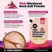 Urban Platter Pink Himalayan Rock Salt Powder, 1Kg