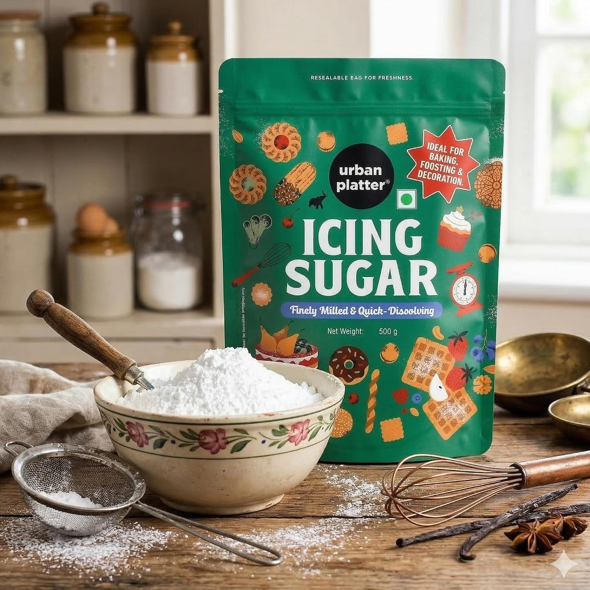 Urban Platter Icing Sugar, 1Kg