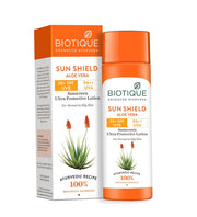 Biotique Sun Shield Aloe Vera SPF 30 Lotion, 120 ml