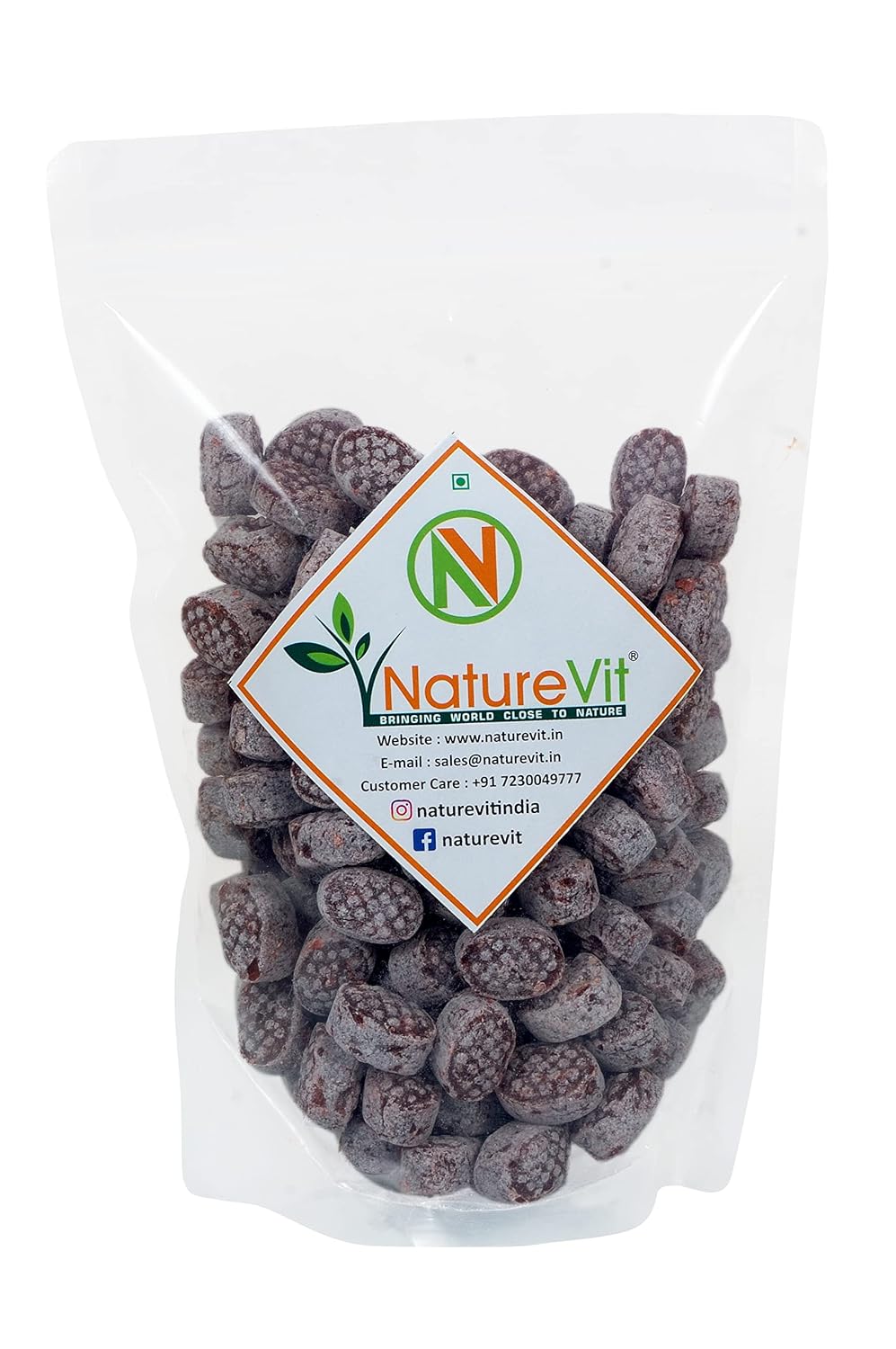 NatureVit Black Pepper Candy 400 Gram | Spicy & Sweet Digestive Candy | Traditional Ayurvedic Mukhwas | Tasty Mouth Freshener | Travel-Friendly Pack