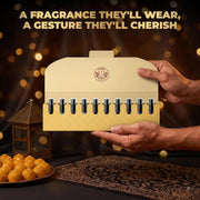 Beardo Tohfa Perfume Gift Set for Men | Fragrance Discovery Gift Set | 10 x 5ml Mini Perfumes for Men | Long Lasting Perfume Collection | Travel Friendly Gift Pack | Gift for Husband, Father, Brother, Boyfriend | Wedding & Festival Gift