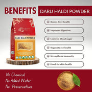 BrijBooti Daru Haldi Powder (200 gm) | Berberis aristata | Indian Barberry Daru Haldi Chaal Powder