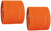 NMII Bangle Set for Women (Orange) (MNY1-Orange-2.6)