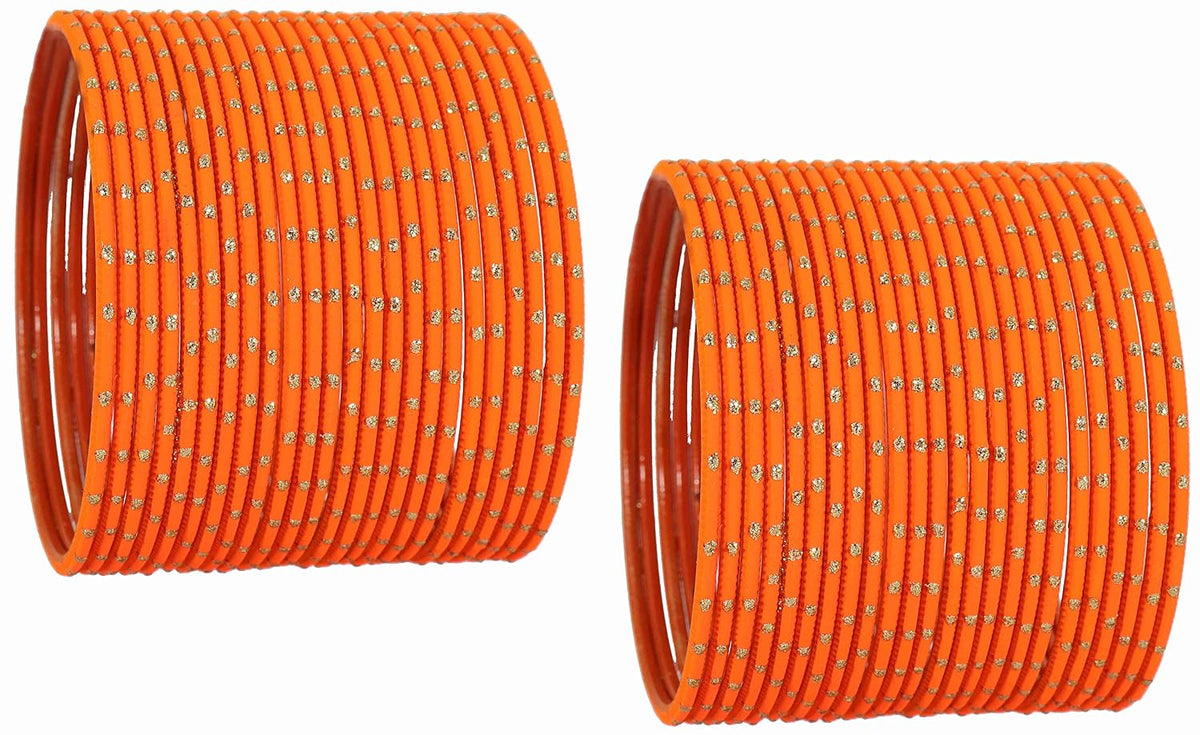 NMII Bangle Set for Women (Orange) (MNY1-Orange-2.6)