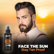 Beardo Max Sunscreen SPF 50 & PA+++ Spray for Men | Non-greasy Spray for Men | Easy Application of Sunscreen for Oily Skin | UVA UVB Protection | 50ml