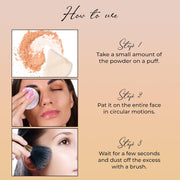 INSIGHT HD Finishing Loose Powder|Matte Finish|Silky Texture| Long-Lasting | Lightweight |Controls Oil & Sebum | Blurs Pores & Fine Lines|Suitable for All Skin|Honey-30g