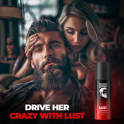 Beardo Power, Lust & Glory Perfume Body Spray (Set of 3) Get compliments with Long lasting Fougere, Aromatic Deodorant Brand | Christmas gift for men | Gift For Friends | Gift for Men