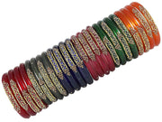 NMII Colourful Women's Bangles Set Studded with Zircon Gemstone & Beads | Daily use, Wedding, Party, Office | Bangles For Women Traditional | Girls fashion Jewellery