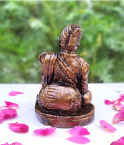 SHINDE EXPORTS Chatrapati Shivaji Maharaj Statue murti Idol for car Dashboard (Copper)