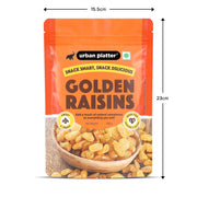 Urban Platter Indian Golden Raisins, 250g (Sweet & Chewy | Sun-Dried & Naturally Golden | Perfect for Desserts & Festive Cooking)