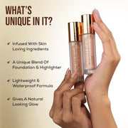 INSIGHT Radiance Filter | Radiant Finish | Infused with Squalane & Vit E | Illuminating Skin Tint Foundation | Comfortable Wear for Everyday Use - (Light) 11g