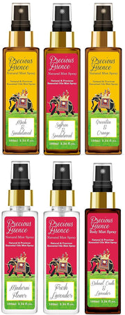 Parag Fragrances Musk & Sandalwood Essential Oil With Attar Mist Spray 100ml Best Long Lasting Fragrance For Men and Women