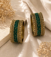NMII Get your traditions Valentine Gift for Girls & Women Silk Thread Bangle Set With Zircon For Womne & Girls