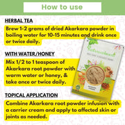 IndianJadiBooti Pure Akarkara Powder (Pellitory Root) | Traditional Botanical for Oral Harmony, Vocal Clarity & Nervine Vitality, 400 Grams | Pack Of 2