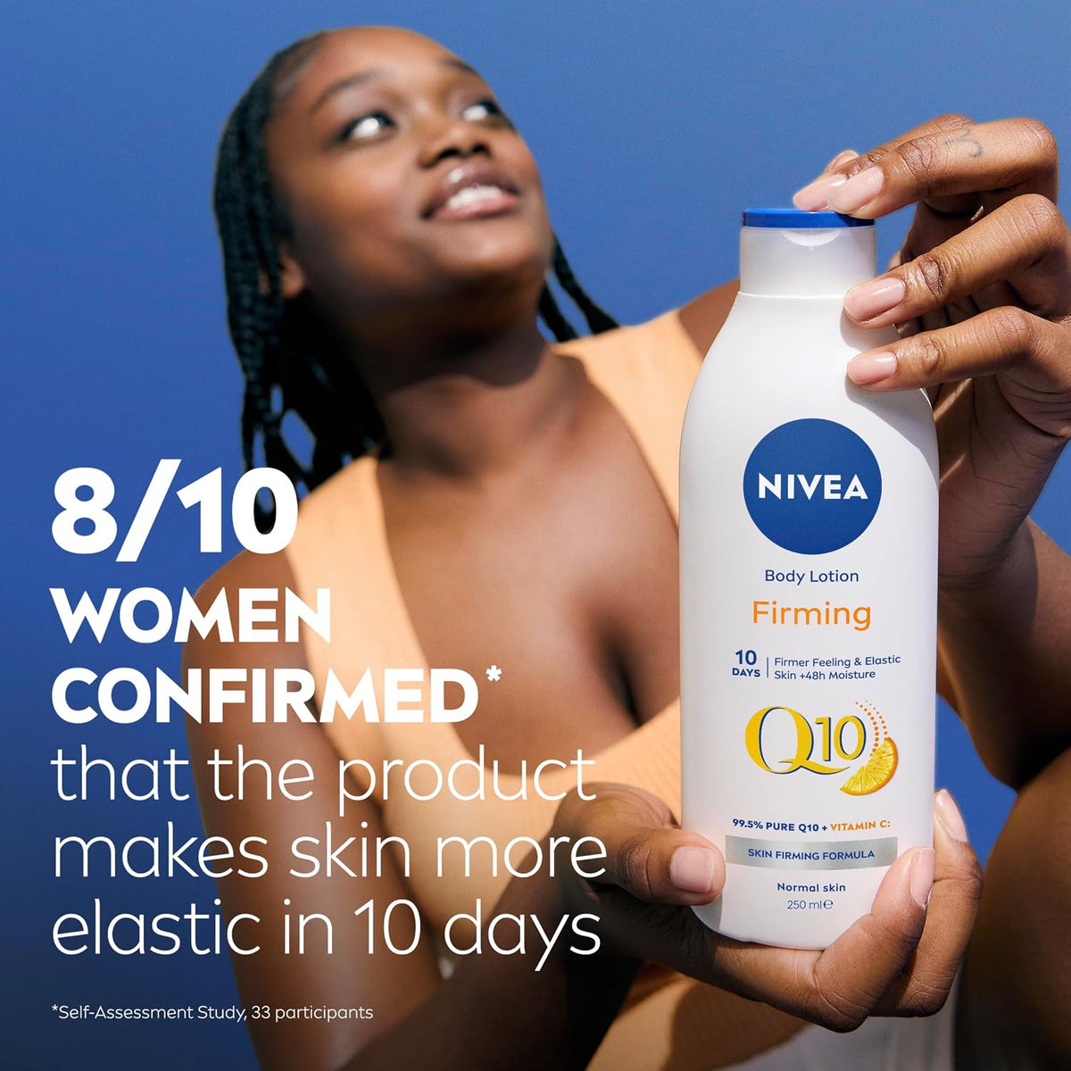 NIVEA Body Lotion, Q10 Firming Lotion, For Normal Skin, 250ml