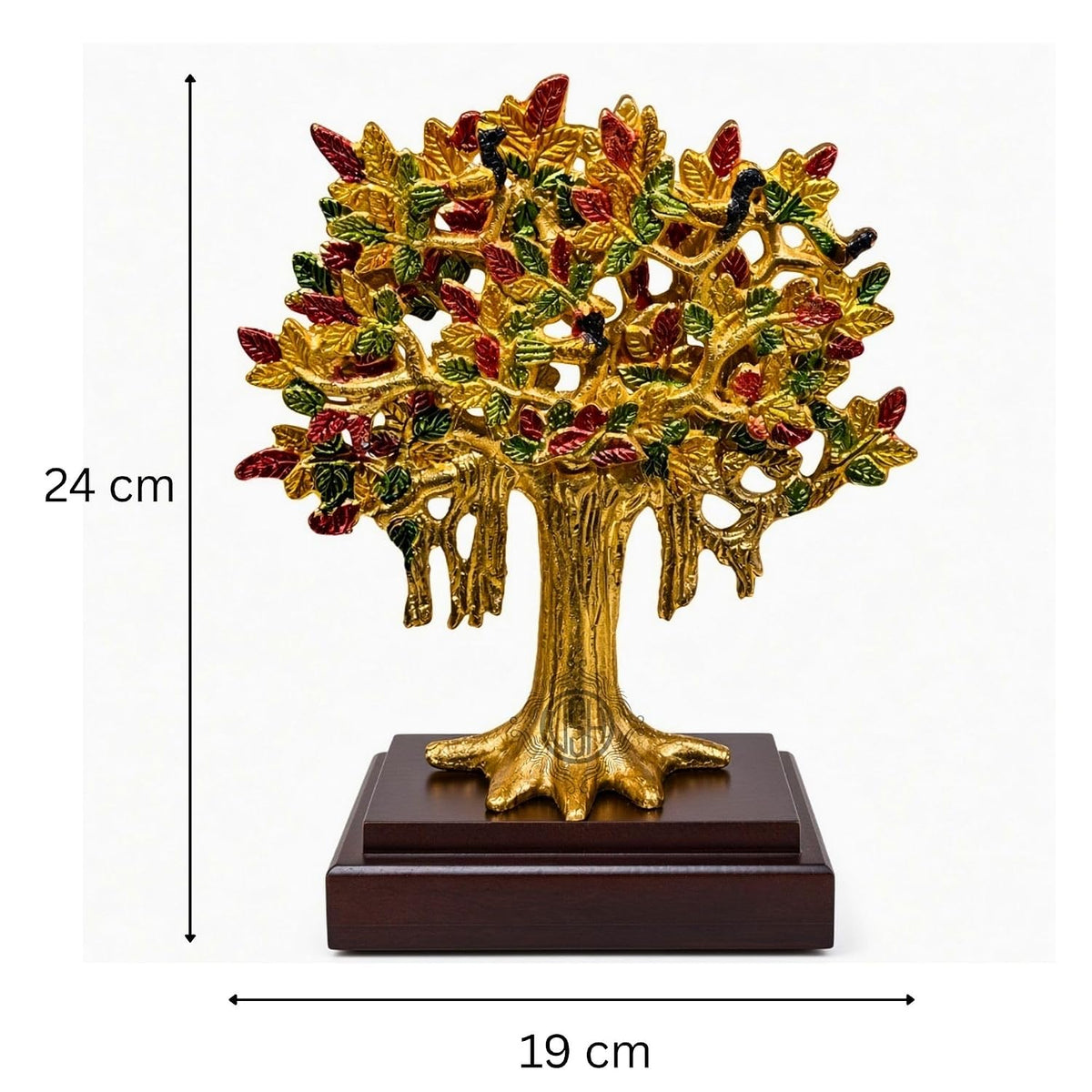 DSH Kalpavriksha Tree Showpiece for Home Décor | Wish Fulfilling Tree of Life Decorative Sculpture | Symbol of Prosperity, Growth & Good Fortune | Tabletop Décor & Gift (Medium)