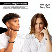 Astrodidi Natural Certified Black Agate Kala Hakik Stone Bracelet for Men & Women | Brings Peace, Occult Success, Balances Shiva & Shakti Energies and Protects from all Negative Energy | 8mm Bead size, Pack of 1