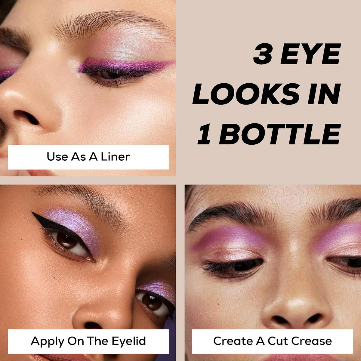INSIGHT Professional Liquid Eyeshadow - (Stellar) | Light Weighted Formula | Infused with Skincare Ingredients | Water Resistant Pigment | High Shine Shimmers (5g)