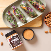Urban Platter Almond Butter (With Skin), 250g (Bold Nutty Flavour | Single Ingredient | Keto-Friendly | Unblanched Paste)