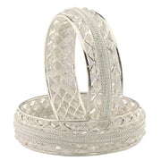 NMII Traditional Plated Metal Bangles Kada Set For Women & Girls With Beads & Pearls | Women's Bangles | Fashion Bangle | Premium Kada Set For Wedding, Occasions Fashion Jewelry - Set Of 2