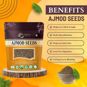 Brijbooti Ajmod 200 Gram - Ajmoda - Apium Graveolens - Celery Seeds | FSSAI, GMP, ISO Certified