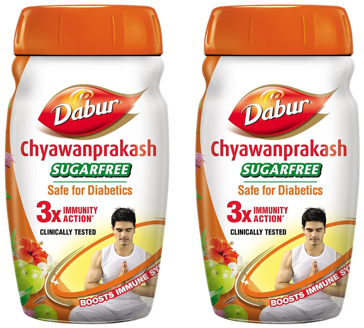 Dabur Chyawanprakash Sugarfree - 900gx2, Pack of 2 | Clinically Tested Safe for Diabetics | With 40+ Ayurvedic Herbs | Boosts Immunity | Helps Build Strength & Stamina | Builds Overall Health