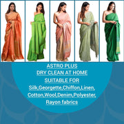 Astro Plus+ Dry Clean At-Home Liquid Detergent Cleaning Sheets | Ultimate Protection For Silk Saree and Chiffon, Cotton Gentle Wash For Delicate Fabrics | Pack of 3 Sheet (40ml Each)