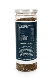NatureVit Raw Chia Seeds 400g | Superfood for Eating | Rich in Omega-3, Fiber & Protein | Ideal for Weight Loss, Digestion & Energy | Gluten-Free & Vegan
