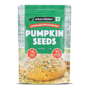 Urban Platter Pumpkin Seeds, 1kg (Pepitas, Naturally Rich in Protein & Healthy Fats, Snack, Sprinkle & Bake)